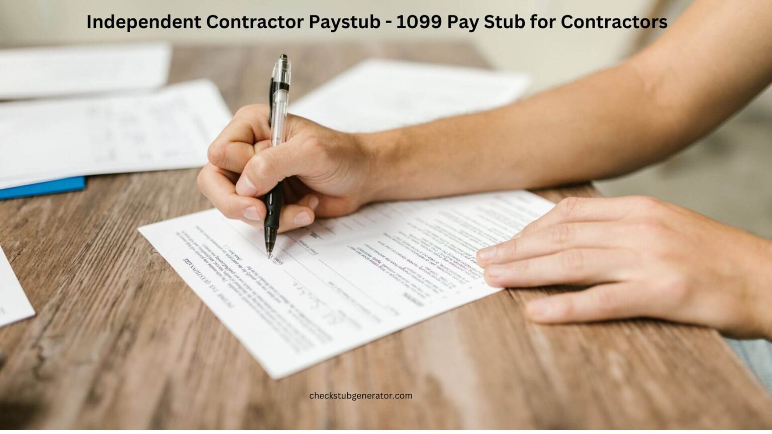 Independent Contractor Paystub Pay Stub For Contractors